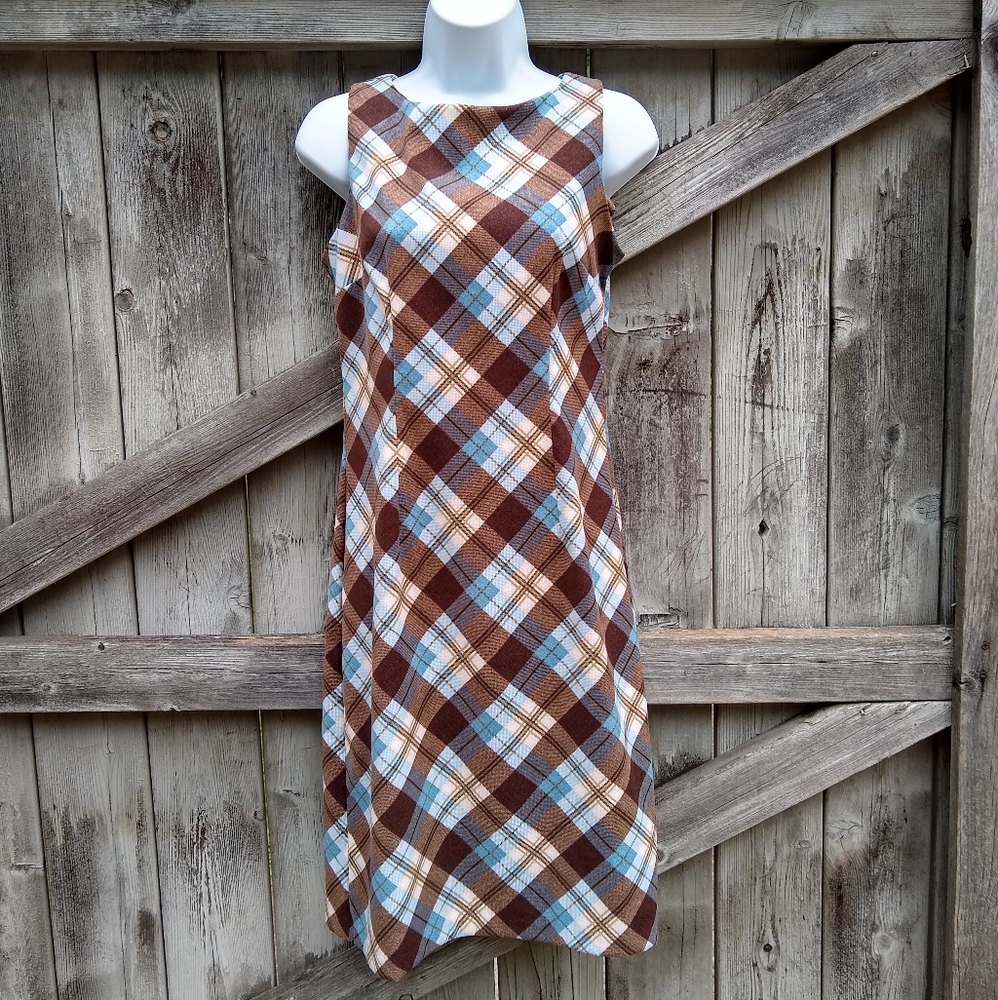Rampage Plaid Vintage Sheath Dress Sz 5